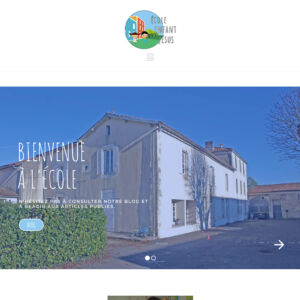 Fotografía sobre la web del Colegio Enfant Jésus en Villefagnan